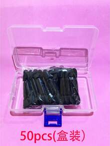 200 piezas de brochas desechables de doble punta para sombras de ojos, brochas de delineador de ojos de doble cara, herramientas de maquillaje - Negro - Ver 14