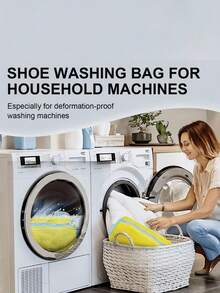 A Specially Designed Noise-Reducing And Deformation-Preventing Laundry Bag, Suitable For Use In Washing Machines, Reusable And With Loose Cleaning Tools, Featuring A Drying Function - Multicolor - View 5