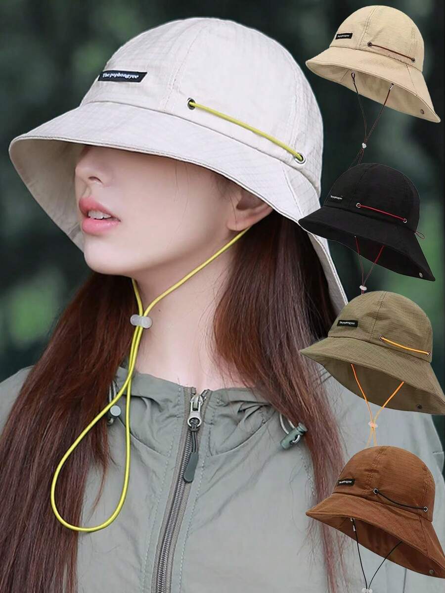 1顶夏季透气遮阳钓鱼帽，防水速干防晒护颈帽，男女通用，适合露营徒步 - A - 查看 1