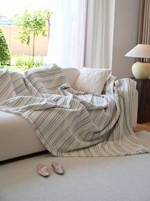 Bohemian Style Sofa Cover, Pet Proof Sofa Protector, Machine Washable Home Decor, Suitable For L-Shaped Sectional Sofa, Loveseat, And 3-Seater Sofa - Beige - View 4