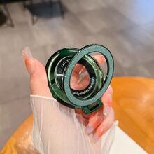 1個時尚極簡閃亮背貼式手機支架，可折疊無線充電器，環扣多功能手機配件，相容 iPhone 17/16/15/14/13/12/11 ProMax、Android S24/S23/S22/S21 Ultra，適合男女的創意禮物 - 彩色 - 查看 6