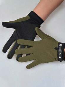 1Pair Tactical Gloves Men's Lightweight Breathable Outdoor Cycling Fishing Sports Non-Slip Women Full Finger Glove - 運動手套 - 查看 2