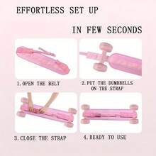 臀桥训练器，瑜伽哑铃腰带，健身推举阻力辅助带 - 負重腰帶 - 查看 7