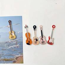 5/10Pcs Guitar Instruments Refrigerator Sticker Photo Fixed Magnet Home Decor Gift Gift - Guitar - View 2
