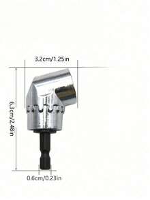 105 Degree Right Angle Drill Adapter, New Extended Shaft Electric Screwdriver, 1/4" Hex Shank Right Angle Drill Adapter, Right Angle Drill Adapter, Right Angle Drill Attachment, Right Angle Drill, Angle Drill - Multiple Styles - View 12