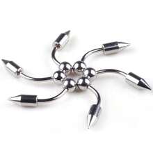 10pcs Stainless Steel Navel Rings, Personalized Navel Piercing Jewelry - A Style - View 2