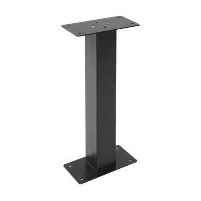  LYNICESHOP Stable Mailbox Post For Ground Mounting, 27in Black Steel Outdoor Mail Box Post System, 110lb Capacity, Rust Resistant & Easy Install Holiday Gift (US Stock) Faster Delivery