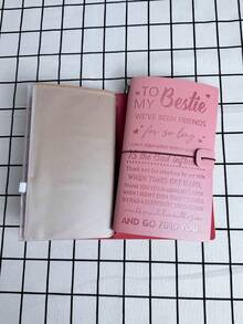 1pc Pink Cute Notebook, Travel Journal, Diary, Best Friend Gift, Lovely Notebook - Notebook - View 6