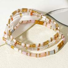 1/3pcs TILA Elastic Rope Glass Bead Bracelet - TILA Bracelet - View 4