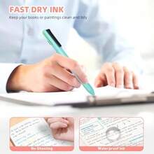 Multicolor Ballpoint Pen 0.7 Multicolor Pen In One 4-In-1 Colored Pens 4 Color Retractable Pen In One Colorful Ink Ballpoint Gift Pens For Planner Journaling Valentines Day Gifts - Multicolor - View 4