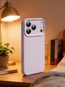 High-Quality Liquid Silicone Phone Case, Compatible With IPhone 17 Pro Max, 17 Pro, 17 Air, 17, 16, 15, 14, 13, 12, 11 Pro Max Plus, Soft Touch, Shock-Absorbing Protective Cover - Morandi Purple - View 2