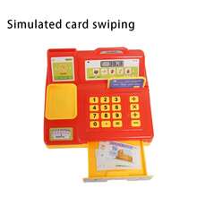 适合3岁以上儿童的玩具收银机，女孩角色扮演收银员玩具，逼真的收银台玩具套装（不含电池） - 彩色 - 查看 7
