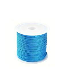 Hilo de nailon multicolor de 0.8mm, 1 rollo de aproximadamente 45 metros, material para ensartar cuentas DIY, adecuado para pulseras de nudos chinos, collares - Multicolor - Ver 21