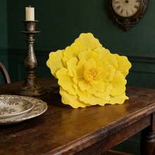 Giant Flower For Decoration Jumbo Peony Big Artificial Flower For Wedding Party Backdrop Ceremony Photography Props - Yellow - View 3