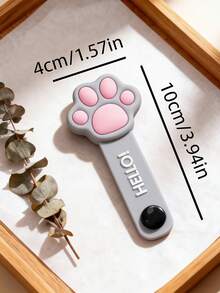 1个可爱猫爪造型硅胶线缆整理夹，可重复使用，适用于手机充电线、耳机线等，适合桌面、汽车、包包和旅行使用。 - 多色 - 查看 9