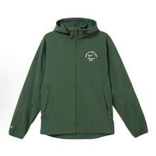 Nike Men's Sportswear Essential Hooded Windbreaker | Lightweight Water-Repellent Fabric | Standard Fit Athletic Zip-Up Jacket | Classic Studio-To-Street Versatile Outerwear - 綠色 - 查看 11