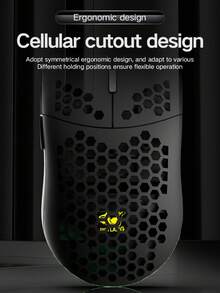 M1 轻量级竞技游戏 RGB 背光鼠标，适用于电脑和笔记本电脑 - 查看 4