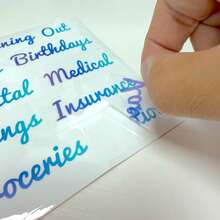 41 piezas Etiquetas de presupuesto, Pegatinas de presupuesto, Etiquetas de carpeta de presupuesto, Etiquetas de sobre de efectivo para sobres de efectivo de presupuesto, Carteras, Sobres de dinero, Pegatinas de planificador de presupuesto, Pegatinas de planificador semanal, Pegatinas del alfabeto - A - Ver 2