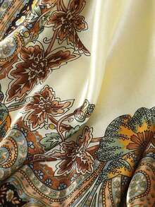 1pc Minimalist Printed Satin Scarf, New Spring Fashion Accessory Scarf, Suitable For Women, Can Be Used As A Waistband, Bag Decoration, Ribbon, Headband Or Scarf, An Ideal Choice To Enhance Your Overall Look - Nhiều màu - Xem 8