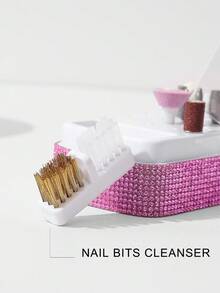 Multi-Functional Nail Art Tool Storage Rack, Rhinestone Nail Art Tool Storage Box, Nail Drill Bit Storage Box, Display Box, Nail Tool Organizer Rack, Nail Art Pens, Nail Brushes, Storage Tube, Desktop Organizer - Multicolor - View 9