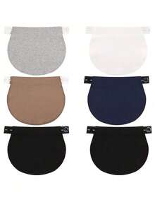 1pc Elastic Waistband Extender, Adjustable Belt Extender, Machine Washable Elastic Material, Pants Adjuster, Suitable For Jeans, Women's Fashion Accessory, Fit For Casual, Commute And Evening Wear, Used For Pregnancy Weight Gain - / - View 11