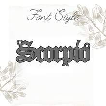 1入時尚不鏽鋼18K金鍍黃色黃道十二宮星座字母吊墜項鍊，適用於女士派對和日常穿著，聖誕禮物 - 金黃色 - 查看 8