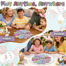 Marspark Easter Games Carnival Games 10.6'' Lucky Egg Spinner Candy Challenge Easter Party Favors For School Classroom Family Spring Festival Birthday Party Egg Hunt Activities - Trứng - Xem 5