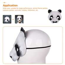 Animal Half Face  Masquerade Party Cos Costume For Women And Men Animal Panda S Cos S Carnival Party Panda Costume Carnival - As Pic - View 7