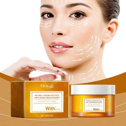 Crema Hidratante con Retinol, Cuidado Suave y Nutritivo para la Piel del Rostro, Crema Hidratante de Uso Diario