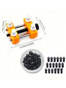 3pcs/Set Watch Repair Tools, Adjustable Case Back Opener, Caseback Remover, With Movement Holder, Handmade Gift - Style 1 - View 3