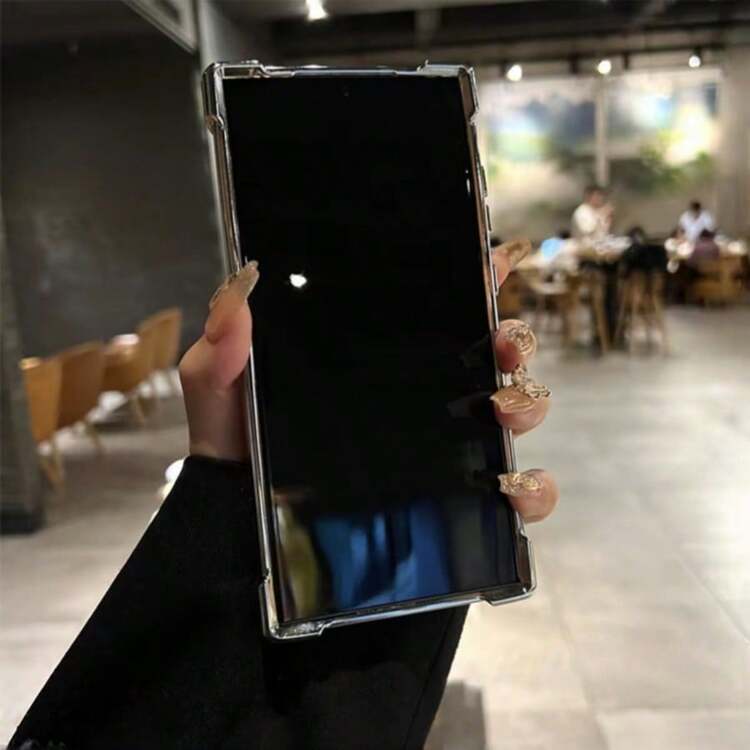 S26Ultra Magnetic Shock-Proof Phone Case With Airbag Protection, Applicable To S Series Phones S25, S23FE, S22 And 17, 16, 15, 14, 13, 12, 11 - Black - View 8