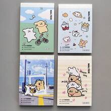 1 Set Cute Cartoon Healing Style Portable Study Notebook, Self-Deprecating Bear Notebook, High-Quality Planner Gift Set, Suitable For New Year, Valentine's Day, Easter And Other Holidays - Multicolor - View 10