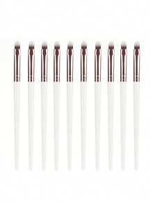 Eyeshadow Professional Makeup Brushes Crease Blending Shader Kit For Makeup Brushes 1pc - White - View 8