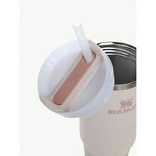 STANLEY - The  H2.0 ™ Tumbler 30OZ With Handle & Straw, Stainless Steel Vacuum Travel Mug, Leakproof Lid, Large Capacity Cup, Keeps Drinks Cold All Day, For Water, Coffee, Iced Drinks 10-13236-002 - 002 玫瑰石英 2.0 - 查看 3
