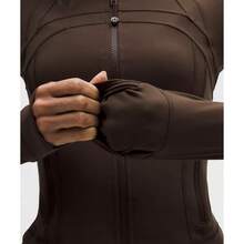 Lululemon Define Cropped Jacket Nulu LW3HWES - Walnut Crunch - View 2