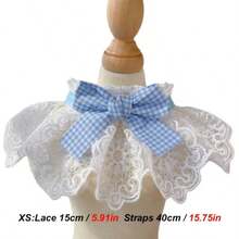 Rabbit Bib With Cute Bow Tie, Suitable For Various Sizes Of Rabbits, Lace Rabbit Bib, Applicable To Angora, Dutch Dwarf, Cats And Small Pet Rabbits, Adorable Pet Accessories, Fashionable Rabbit Accessories | Playful Collar Design, Rabbit Accessories - Multicolor - View 10