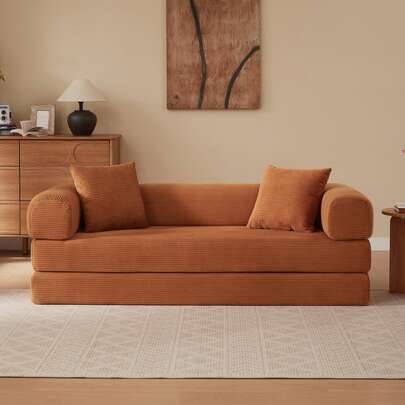 Convertible Sofa Bed Without Backrest, Sofa Bed That Transforms Into A Bed, Tatami Floor Sofa For Living Rooms, Bedrooms And Apartments, Folding Sofa