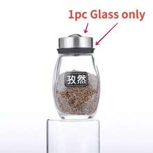 New Single Bottle, Glass Jar And Spice Jars, Glass Condiment Rack, Sugar And Pepper Bottles, Salt Shaker, Stand, Kitchen Storage Rack O2QT - A Bottle - View 9