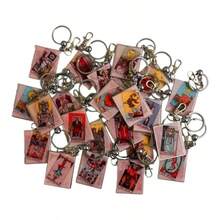 Your Tarot Fortune Random Major Tarot Card For Spiritual Guidance And Daily Inspiration Portable Fortune Telling Card With Keychain Key Ring Ideal Amulet For Bags Backpacks And Travel Accessories Enhances Intuition And Positive Energy Flow - 如圖所示 - 查看 8