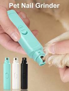 新款寵物指甲磨光機，電動小型犬貓自動指甲磨光機，指甲剪，寵物指甲磨光機，人體工學設計，簡單易用，耐用，方便攜帶，外觀美觀。適用於小型犬、小貓、小動物，自動修剪指甲，人體工學設計，操作簡單，耐用，外觀美觀，易於使用，便攜，低噪音，電池供電（不含2顆AAA電池） - 多色 - 查看 2