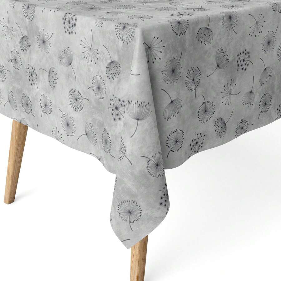 Kiva Stain-Resistant Resinated Tablecloth, Extra Soft To The Touch And Waterproof, Sizes From 100x140 To 300x140 Cm And Round 140 Cm - Stain-Resistant Tablecloth For Rectangular And Round Tables - Available In 12 Designs - Option 9 - View 1