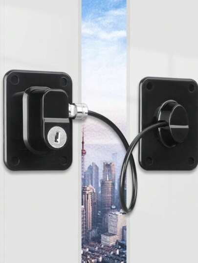 1 szt. Blokada bezpieczeństwa do lodówki - bezdotykowa, samoprzylepna, zabezpieczająca przed otwarciem przez dzieci, do drzwi lodówki i piekarnika - bezpieczne zamknięcie na pasek bez zaciskania z mocnymi naklejkami bez śladu