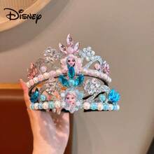 Disney 1个冰雪奇缘艾莎公主头箍艾莎皇冠表演卡通皇冠可爱发饰 - 查看 2