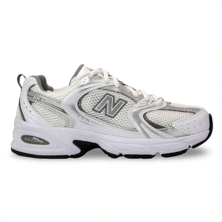 New Balance Unisex Sneakers 530 - 白色和棕色 - 查看 1