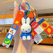 卡通水果经典系列钥匙扣，可爱包包挂件，汽车钥匙链，小礼物 - 彩色 - 查看 4