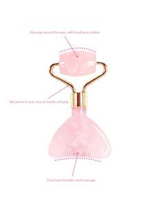 Bộ dụng cụ làm đẹp và massage mặt 1/3/9/10 món, bao gồm con lăn thạch anh hồng, dụng cụ cạo da mặt, cọ rửa mặt, băng đô, túi chườm đá, mặt nạ mắt, dây buộc tóc, túi đựng đồ trang điểm, thích hợp cho sinh viên, bà nội trợ, làm quà tặng. - Nhiều màu - Xem 4