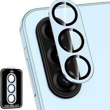 1pc Camera Lens Protector, Suitable For Samsung Galaxy A07/A17/Z Fold7/A26/A36/A56A37/A57/S25 Edge, Metal Ring Tempered Lens Protector, Aluminum Alloy Frame, Rear Camera Screen Protector And Lens Cap, Easy Installation With Locator. Suitable For Daily, Office And Home Use. Waterproof, Anti-Fall, Anti-Scratch And Anti-Fingerprint. A Complete Smartphone Accessory. - Multicolor - View 15