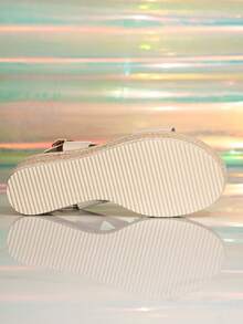 Giày sandal nữ màu mơ dệt từ vải lanh, đế dày, kiểu dáng thường ngày, sandal cao gót đế xuồng phong cách Bohemian retro, sandal đế xuồng quai ngang mắt cá chân bằng vải bố, kiểu phương Tây, trang phục dự tiệc lễ hội âm nhạc, giày dép mùa xuân hè, lễ Phục sinh. - Màu be - Xem 8