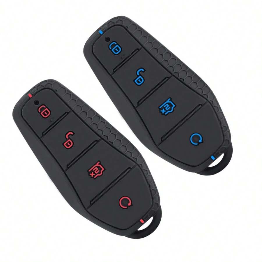 Bao đựng chìa khóa xe hơi bằng silicon, có móc khóa, dành cho các dòng xe BYD Atto 3 EV Dolphin Song PRO Max Tang DM Yuan Dolphin E2 Qin PLUS - A - Xem 1