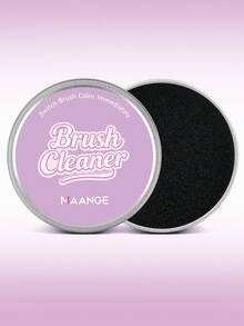 MAANGE 1pc Makeup Brush With Reusable Dry Cleaning Box For Eyeshadow, Convenient For Festivals, Outings And Travel, Easy To Carry And Store, Neat Packaging - Mauve Purple - View 2